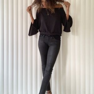 Rag & Bone Leather Front Jean